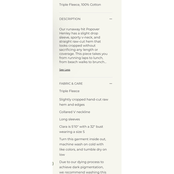 Frank & Eileen Patrick Triple Fleece Sweatshirt Size XS Elephant Gray - Picture 5 of 5